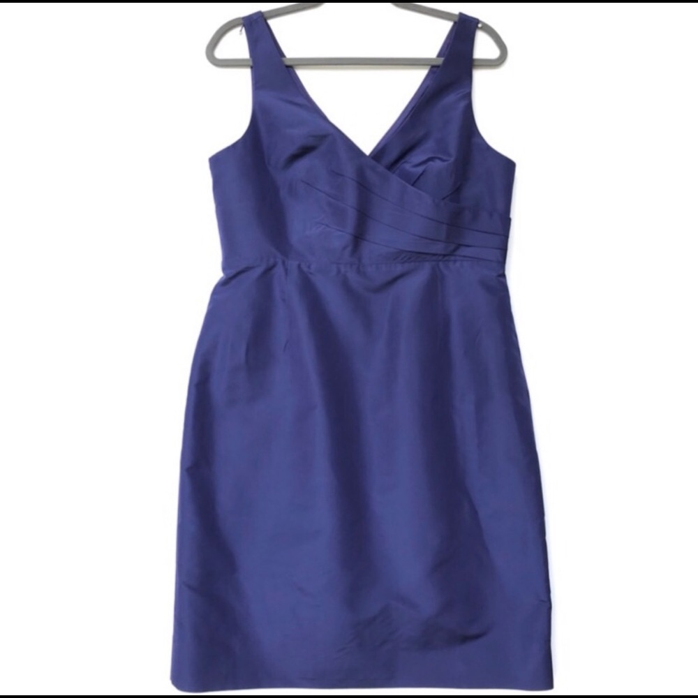 Jcrew Sara dress - Blue 100% silk dress size 14